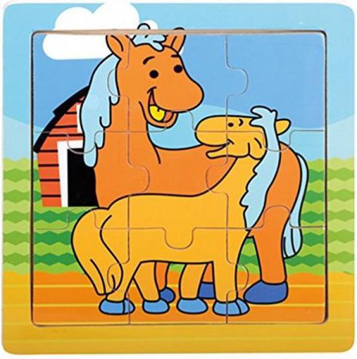 Bino puzzeltje paarden
